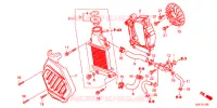 RADIATEUR pour Honda TACT 50      2J 2017