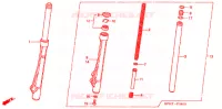 FOURCHE pour Honda WAVE 100 Electric start 2004