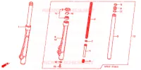 FOURCHE pour Honda WAVE 100 DM, Kick start 2005