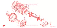 EMBRAYAGE pour Honda WAVE 100 MDM, Electric start 2005