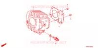 CYLINDRE pour Honda WAVE 110 Kick start  Front brake disk 2009