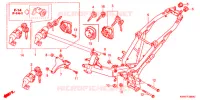 CADRE pour Honda WAVE 110 Electric start  Front brake disk 2009