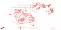 PHARE pour Honda WAVE 110 Electric start  Front brake disk 2009
