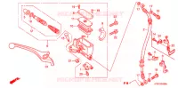 MAITRE CYLINDRE DE FREIN AVANT pour Honda WAVE 125 Carburetor Kick start 2005