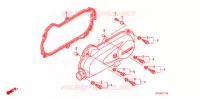COUVERCLE GAUCHE pour Honda TODAY 50 2009