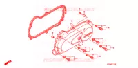 COUVERCLE GAUCHE pour Honda TODAY 50 F 2009