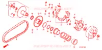 EMBRAYAGE pour Honda TODAY 50 F 2009