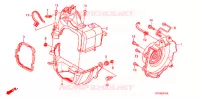 OUIES DE RADIATEUR pour Honda TODAY 50 F 2009