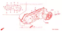 COUVERCLE GAUCHE pour Honda 50 GYRO X 2004