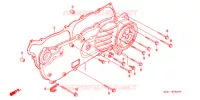 COUVERCLE GAUCHE pour Honda 50 GYRO X 1993