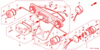 FEUX ARRIERE   CLIGNOTANT AVANT pour Honda 50 GYRO X 1993