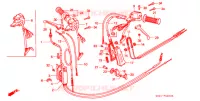 LEVIER DE GUIDON   CABLE   COMMODO pour Honda 50 GYRO X 1993