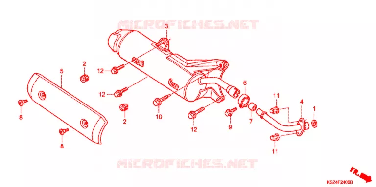 SILENCIEUX D'ECHAPPEMENT Honda SCOOTER 250 REFLEX 2006  NSS2506_A