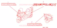 AUTOCOLLANTS pour Honda REFLEX 250 2007