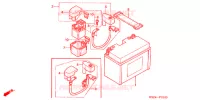 BATTERIE pour Honda REFLEX 250 2007