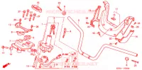GUIDON   CARENAGE (NSS250/NSS250A) pour Honda REFLEX 250 2007