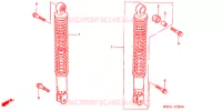 AMORTISSEUR ARRIERE pour Honda REFLEX 250 ABS 2007
