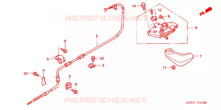 FREIN DE STATIONNEMENT Honda SCOOTER 250 FORZA 2006  NSS250C6