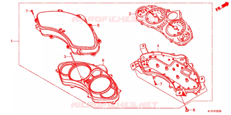 COMPTEUR  Honda SCOOTER 250 FORZA 2015  NSS250D
