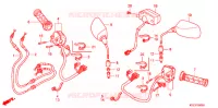 COMMODO   CABLE   RETROVISEUR pour Honda FORZA 250 Z 2009