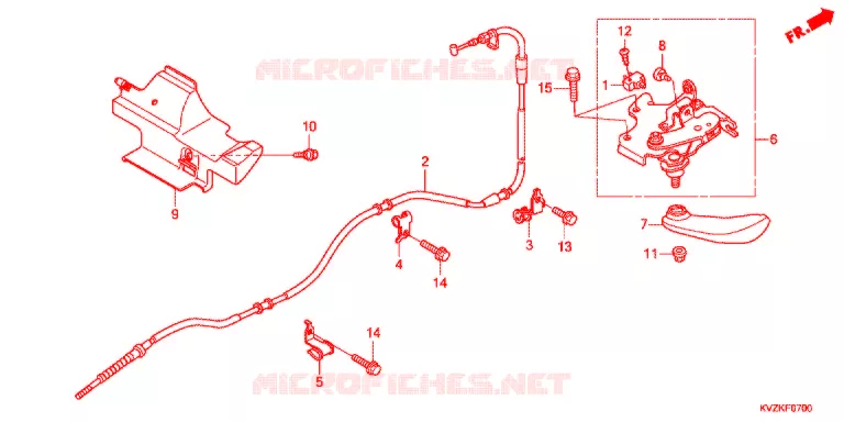 FREIN DE STATIONNEMENT Honda SCOOTER 250 FORZA 2015  NSS250DB