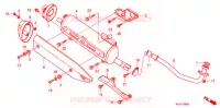 SILENCIEUX D'ECHAPPEMENT pour Honda FORZA 250 X AUDIO 2009