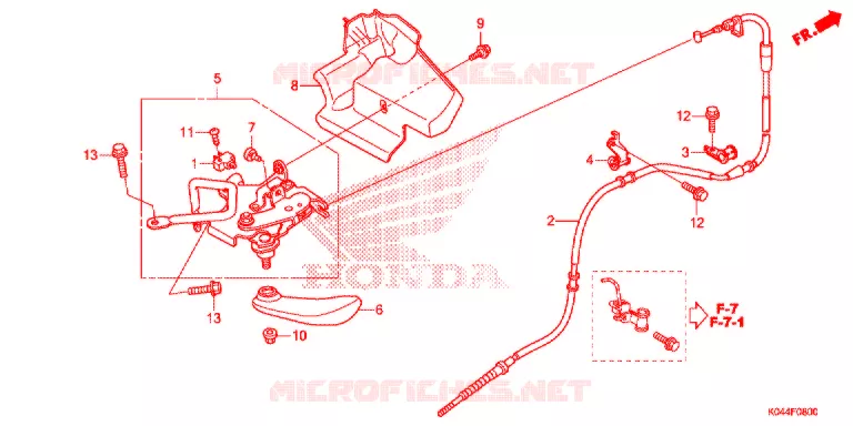FREIN DE STATIONNEMENT Honda SCOOTER 300 FORZA 2015  NSS300AF