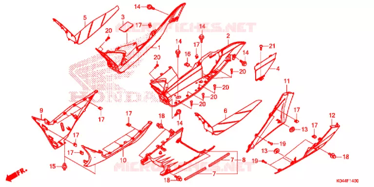 MARCHE PIEDS Honda SCOOTER 300 FORZA 2016  NSS300AG