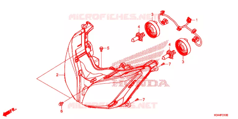 PHARE Honda SCOOTER 300 FORZA 2015  NSS300F