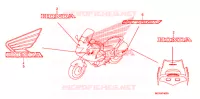 AUTOCOLLANTS pour Honda DEAUVILLE 700 ABS BLACK 2011