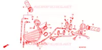 LEVIER DE GUIDON   CABLE   COMMODO pour Honda DEAUVILLE 700 ABS BLACK 2011