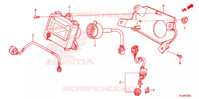COMMODO - COMPTEUR Honda ATV 700 PIONEER 2015  SXS700M2F