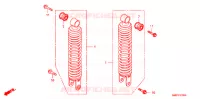 AMORTISSEUR ARRIERE pour Honda 50 GYRO UP 1991