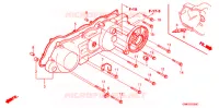 COUVERCLE GAUCHE pour Honda 50 GYRO UP 1991