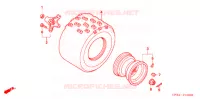 ROUE ARRIERE pour Honda TRX 250 SPORTRAX EX 2004