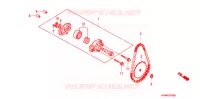 POMPE A HUILE pour Honda TRX 250 SPORTRAX EX 2004