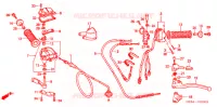COMMODOS   POIGNEES ('01 '05) pour Honda TRX 250 SPORTRAX EX 2005