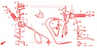 COMMODOS   POIGNEES ('01 '05) pour Honda TRX 250 SPORTRAX EX 2005