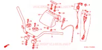 GUIDON ('01 '05) pour Honda TRX 250 SPORTRAX EX 2005