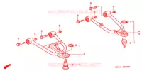 TRIANGLES AVANT ('01 '05) pour Honda TRX 250 SPORTRAX EX 2005