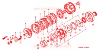 EMBRAYAGE pour Honda TRX 250 FOURTRAX RECON Electric Shift 2004