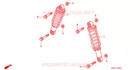 FOURCHE pour Honda TRX 250 FOURTRAX RECON Electric Shift 2004