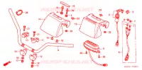 GUIDON pour Honda TRX 250 FOURTRAX RECON Electric Shift 2004