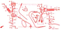 LEVIER DE GUIDON   CABLE   COMMODO ('02/'03/'04) pour Honda TRX 250 FOURTRAX RECON Electric Shift 2004
