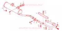 SILENCIEUX D'ECHAPPEMENT pour Honda TRX 250 FOURTRAX RECON Electric Shift 2004