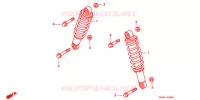 FOURCHE pour Honda TRX 250 FOURTRAX RECON Electric Shift 2005