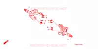 ARBRE DE ROUE  pour Honda TRX 250 FOURTRAX RECON Electric Shift 2005