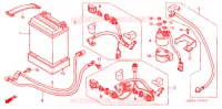 BATTERIE ('05) pour Honda TRX 250 FOURTRAX RECON Electric Shift 2005