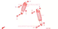 FOURCHE pour Honda TRX 250 FOURTRAX RECON Electric Shift 2005