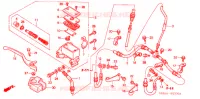 MAITRE CYLINDRE DE FREIN AVANT pour Honda TRX 250 FOURTRAX RECON Electric Shift 2005